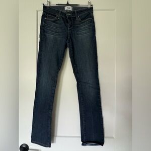 PAIGE Dark Blue Straight Leg Jeans Women’s Size 26